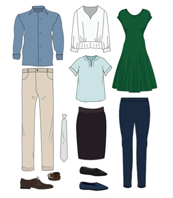 Business casual outfit examples