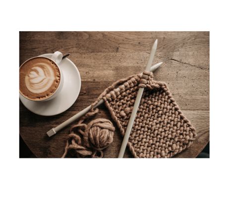 Coffee and knit